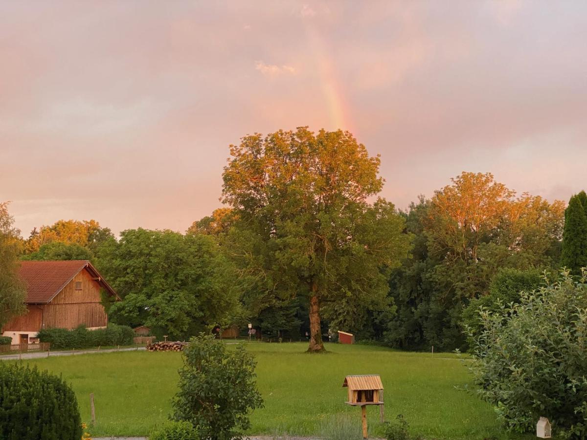 Ferienwohnung Auszeit Im Pfaffenwinkel - Wessobrunn Exteriör bild